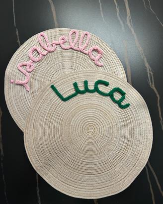 Tovagliette personalizzate
