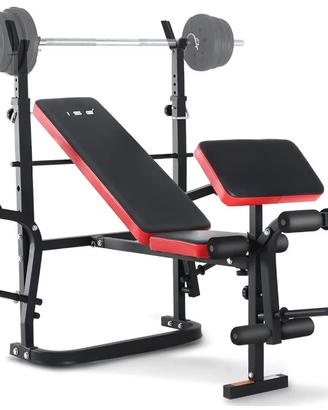 Panca Multifunzione + Bilanciere Olimpico