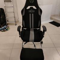 Sedia Ufficio e Gaming con poggiapiedi