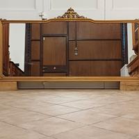 Specchio con cornice oro