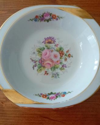 Piatto floreale Limoges