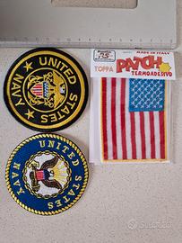 Patch USA giacca pilota Navy bandiera americana