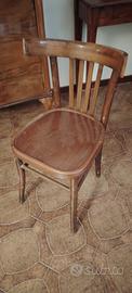 sedie in legno anni 60/70