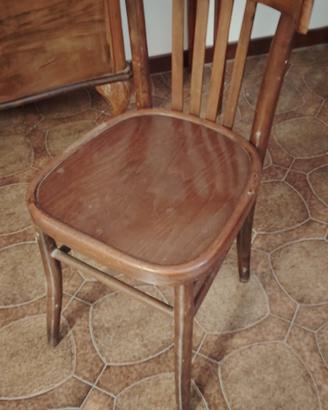 sedie in legno anni 60/70