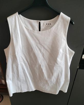 Blusa di cotone ed elastane, tg Unica , GVG Gold