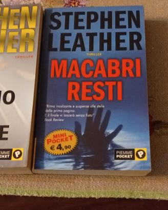 2 libri thriller di STEPHEN LEATHER