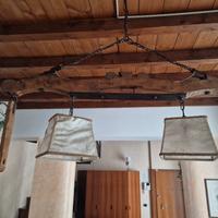 Lampadario artistico trentino