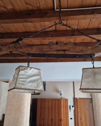 Lampadario artistico trentino