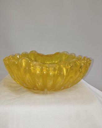 Murano svuotatasche costolature con inclusioni