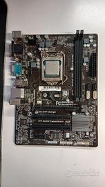 scheda madre gigabyte ga-h81m-s2pv + i3-4170