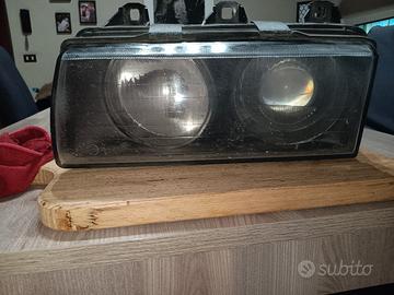 coppia fari lenticolari bmw e36