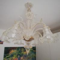 Lampadario stile Murano