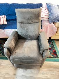 Poltrona reclinabile elettrica