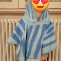accappatoio a poncho bambino