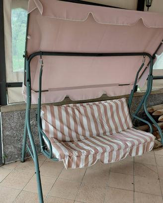Dondolo da giardino 2 posti con tettuccio