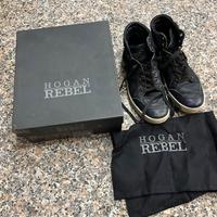 Hogan Rebel 36 pelle nera