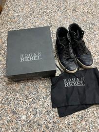 Hogan Rebel 36 pelle nera