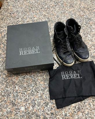 Hogan Rebel 36 pelle nera