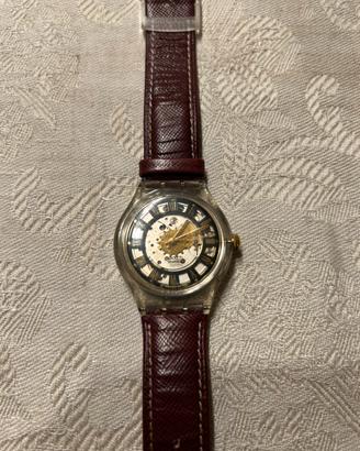 Raro Swatch Automatic Skeleton Watch AG 1995