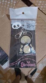 portachiavi in metallo e glitter degli Skelanimals