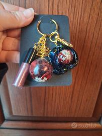 portachiavi ciondoli vari in resina 