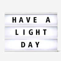 Tavola light box led