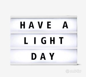 Tavola light box led