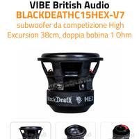 Mega subwoofer British Audio 15.000 Watt x auto.