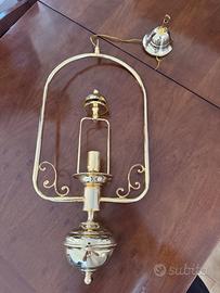 Lampadario in ottone