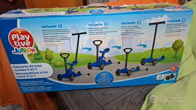 monopattino 3 ruote 4 in 1