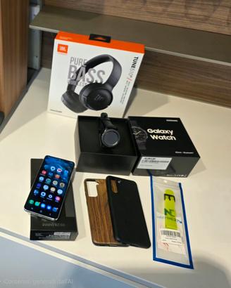 Samsung S21 + orologio smarth + cuffie jbl