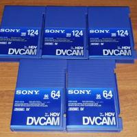 Nastri Sony DVCAM HDV da 64 e 124