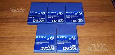 Nastri Sony DVCAM HDV da 64 e 124
