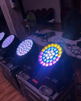 4 teste mobili PROLIGHTS CROMO WASH600