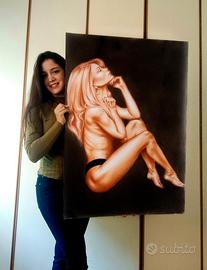 Disegno di un nudo di donna 