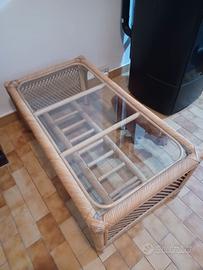 Tavolino rattan