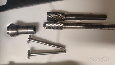 Smerigliatrice pneumatica set completo