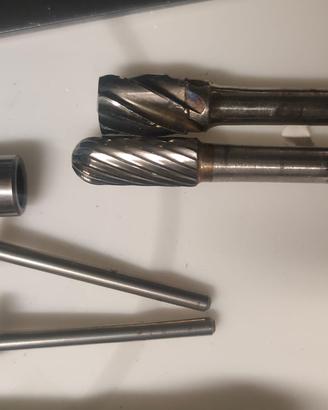 Smerigliatrice pneumatica set completo