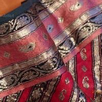 Prezioso copriletto in broccato di seta e " oro "