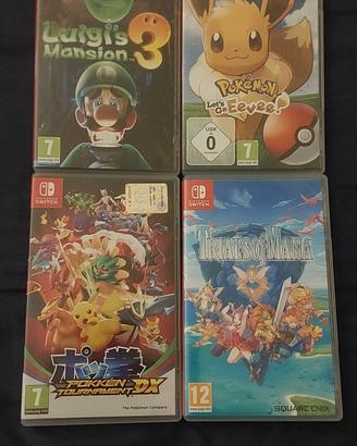 Lotto 4 giochi per Nintendo Switch 