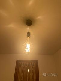 Lampada design arancio