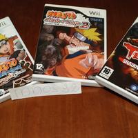 Lotto 3 Giochi WII Naruto Dragon + Clash2 + Tenchu