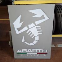 Insegna luminosa ABARTH originale (70x100 cm)