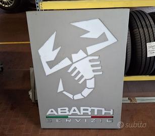 Insegna luminosa ABARTH originale (70x100 cm)