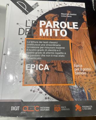 Libro  le parole del mito  e le parole del mondo
