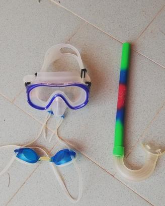 Set snorkeling per bambino