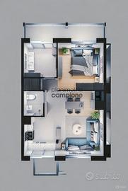 Comodo bilocale zona san gregorio