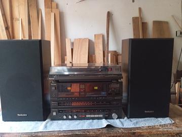 Hifi  technics con giradischi 