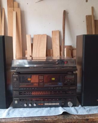 Hifi  technics con giradischi 