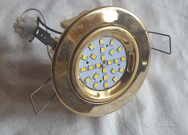 Faretti da incasso ottonati Side 12 v